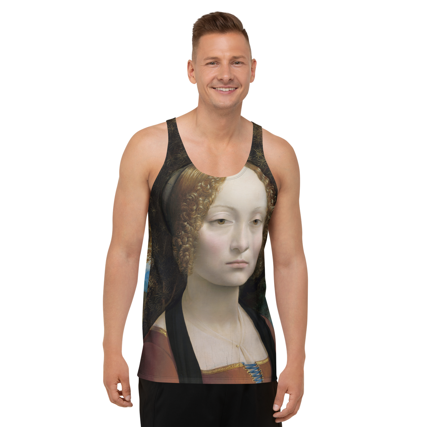 Lady with an Ermine Tank Top