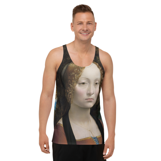 Lady with an Ermine Tank Top