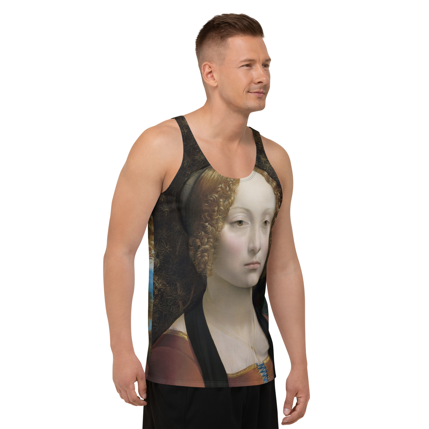 Lady with an Ermine Tank Top